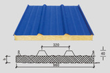 岩棉夹芯板屋面板